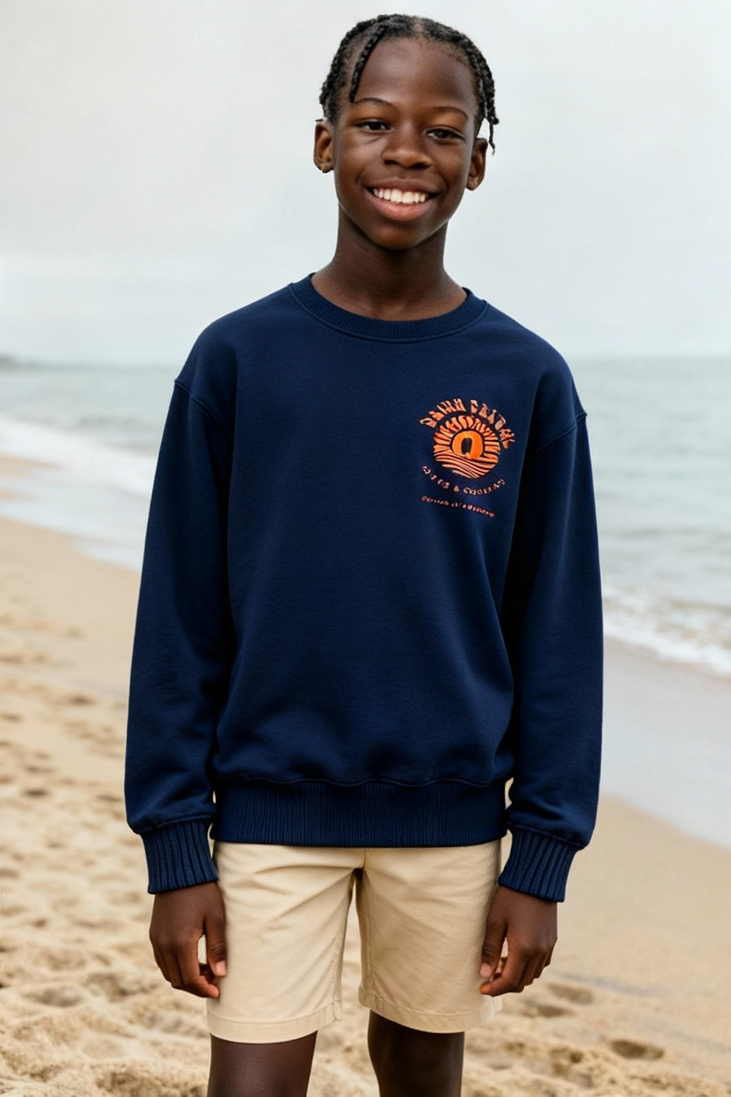 Dawn Patrol Coffee Navy Sweatshirt