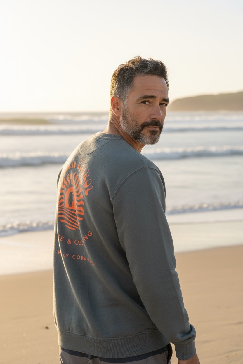 Dawn Patrol Coffee Grey Sweatshirt