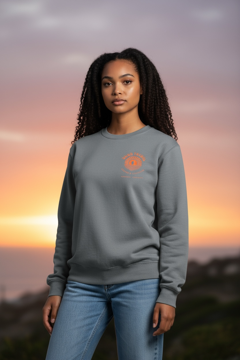 Dawn Patrol Coffee Grey Sweatshirt