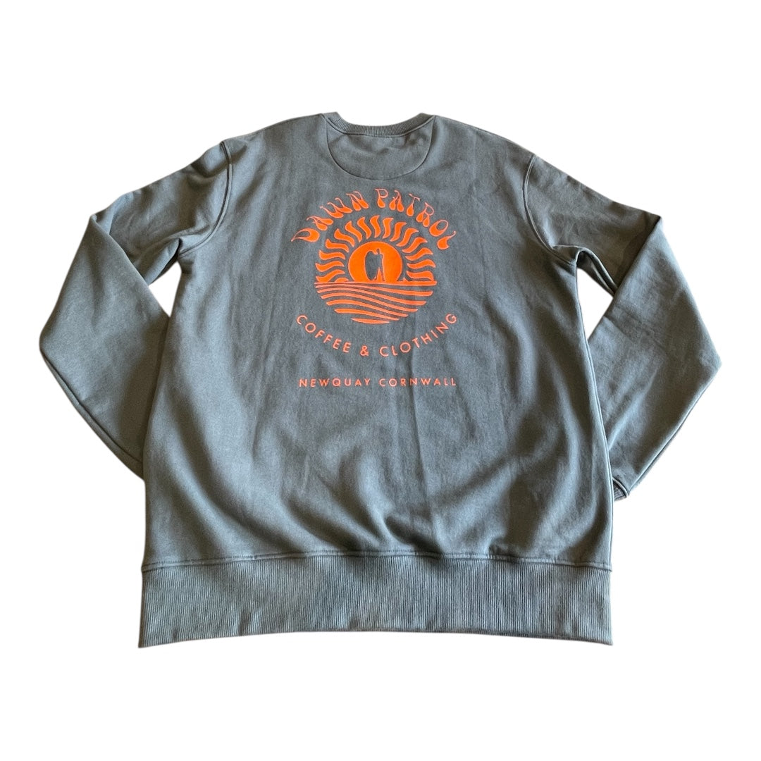 Dawn Patrol Coffee Grey Sweatshirt
