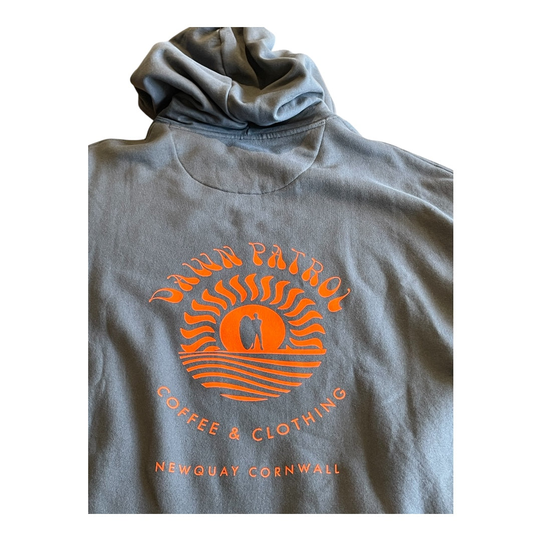 Dawn Patrol OG Logo Grey Hooded Sweat