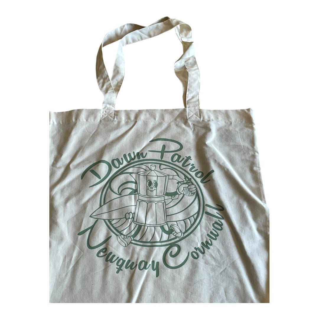 Dawn Patrol Surfing Mokka Pot Tote Bag