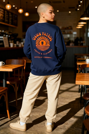 Dawn Patrol Coffee Navy Sweatshirt