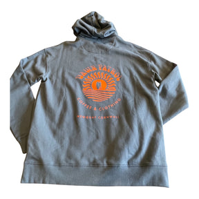 Dawn Patrol OG Logo Grey Hooded Sweat