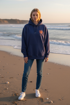 Dawn Patrol OG Logo Navy Hooded Sweat