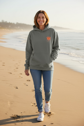 Dawn Patrol OG Logo Grey Hooded Sweat
